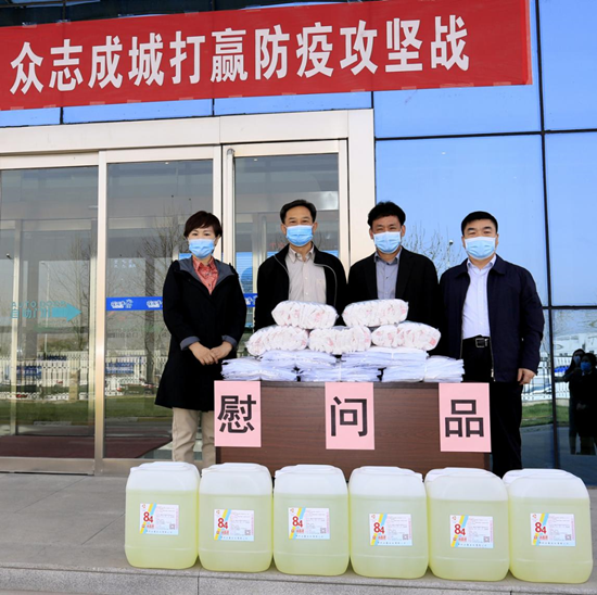 鄭州市人大副主任孫黎、市政府副市長李喜安一行 蒞臨花花牛開展“三送一強”活動